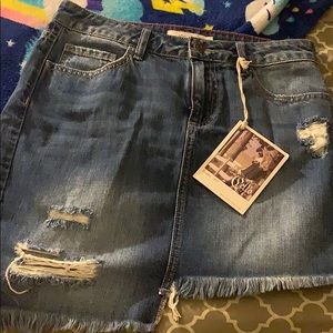 Denim skirt